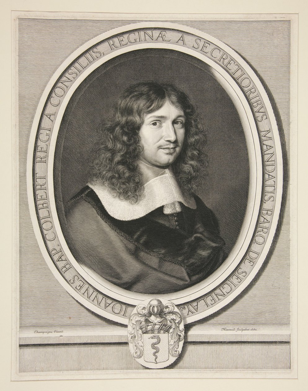 Jean-Baptiste Colbert, pénzügyi főellenőr alkotó: Robert Nanteuil