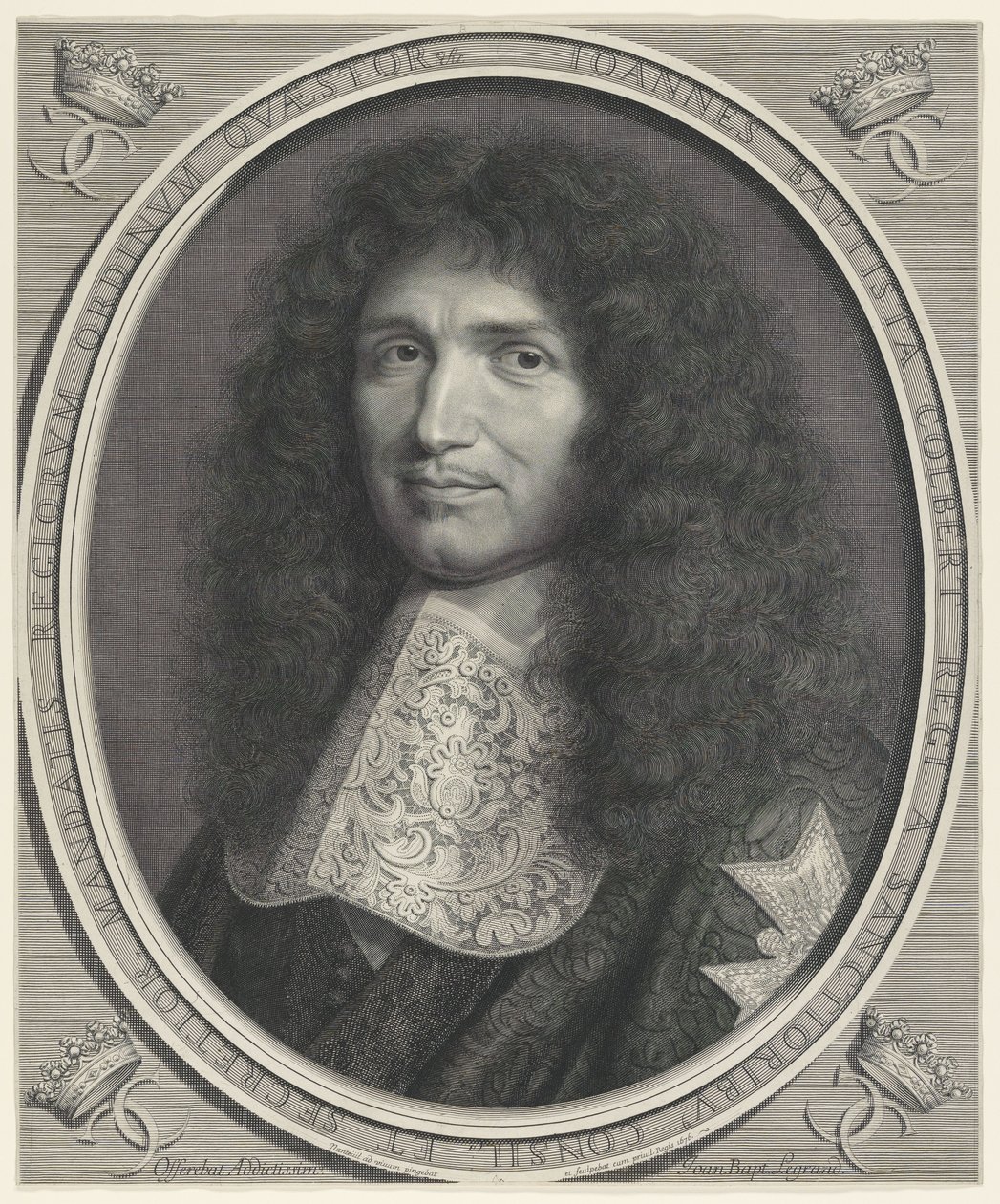 Jean Baptiste Colbert (1619-1683) alkotó: Robert Nanteuil