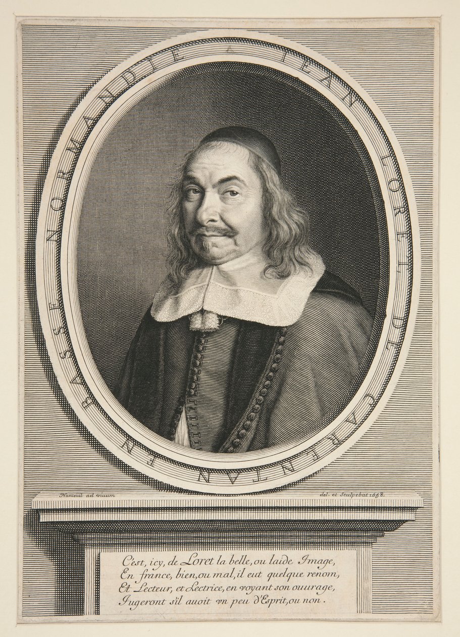 Jean Loret francia író alkotó: Robert Nanteuil