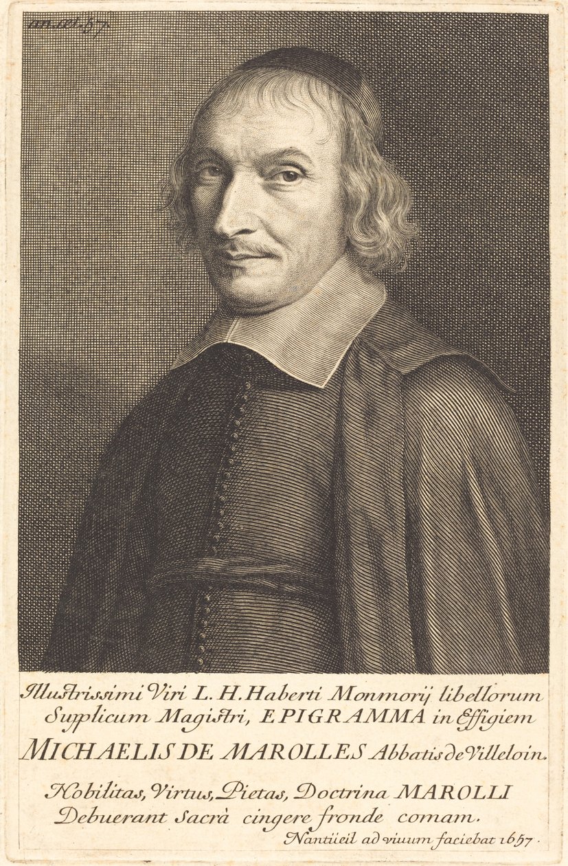 Michel de Marolles atya alkotó: Robert Nanteuil