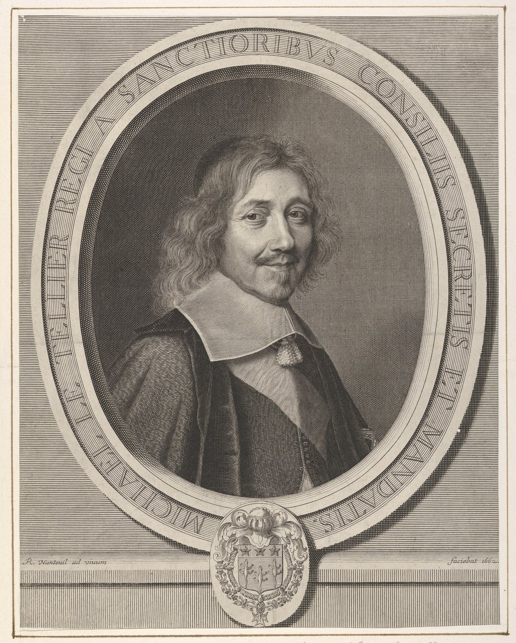 Michel IV Le Tellier kancellár, 1662. alkotó: Robert Nanteuil