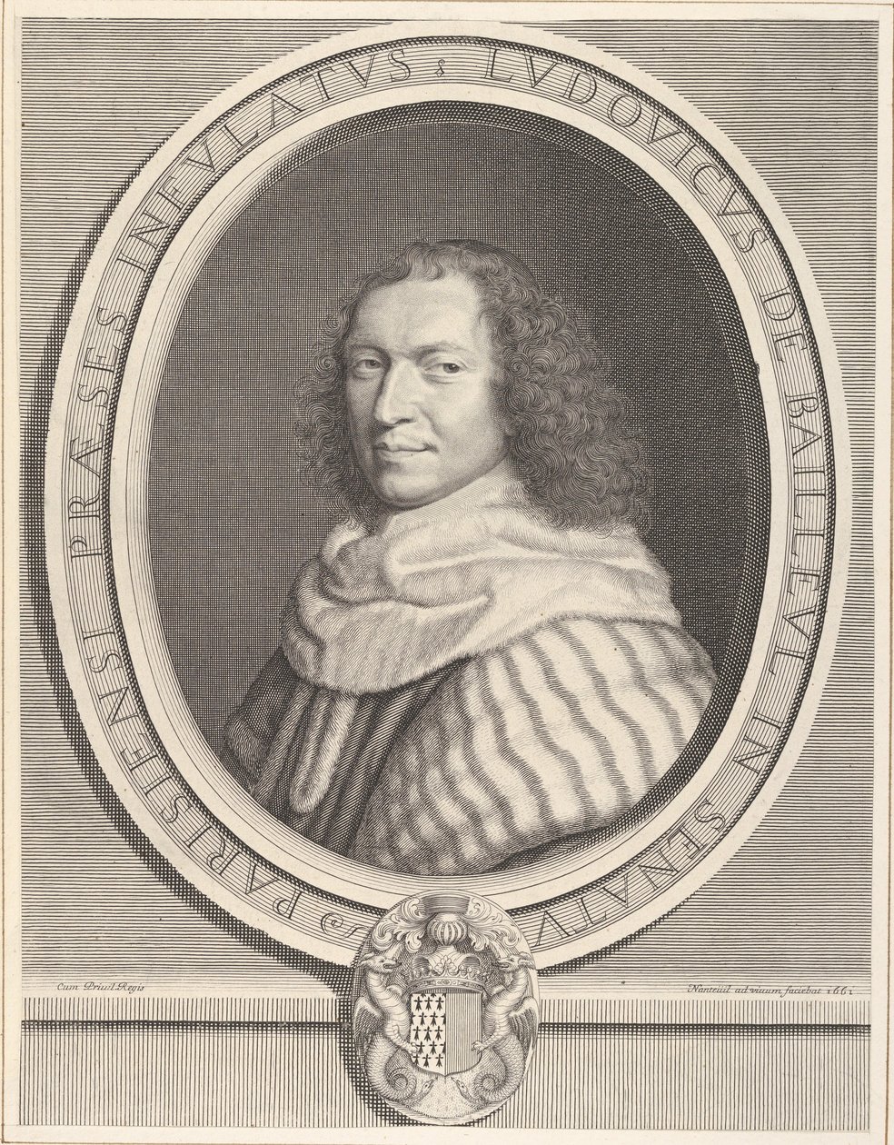 Louis-Dominique de Bailleul, 1660. alkotó: Robert Nanteuil