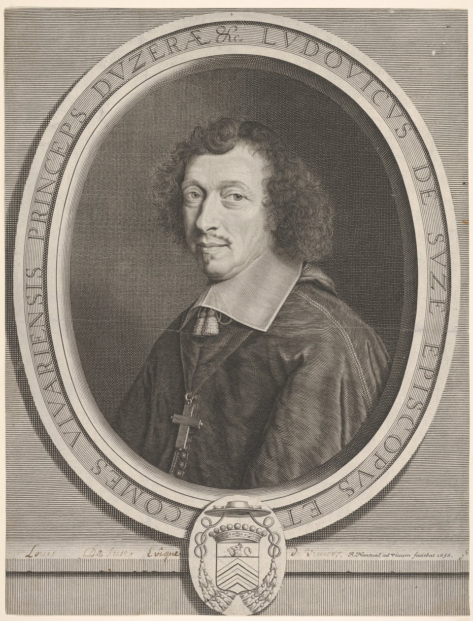 Louis-Francois de La Baume de Suze, 1656. alkotó: Robert Nanteuil