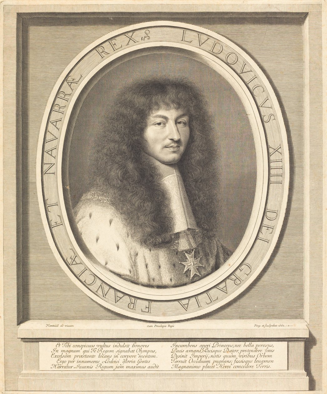 Lajos XIV alkotó: Robert Nanteuil