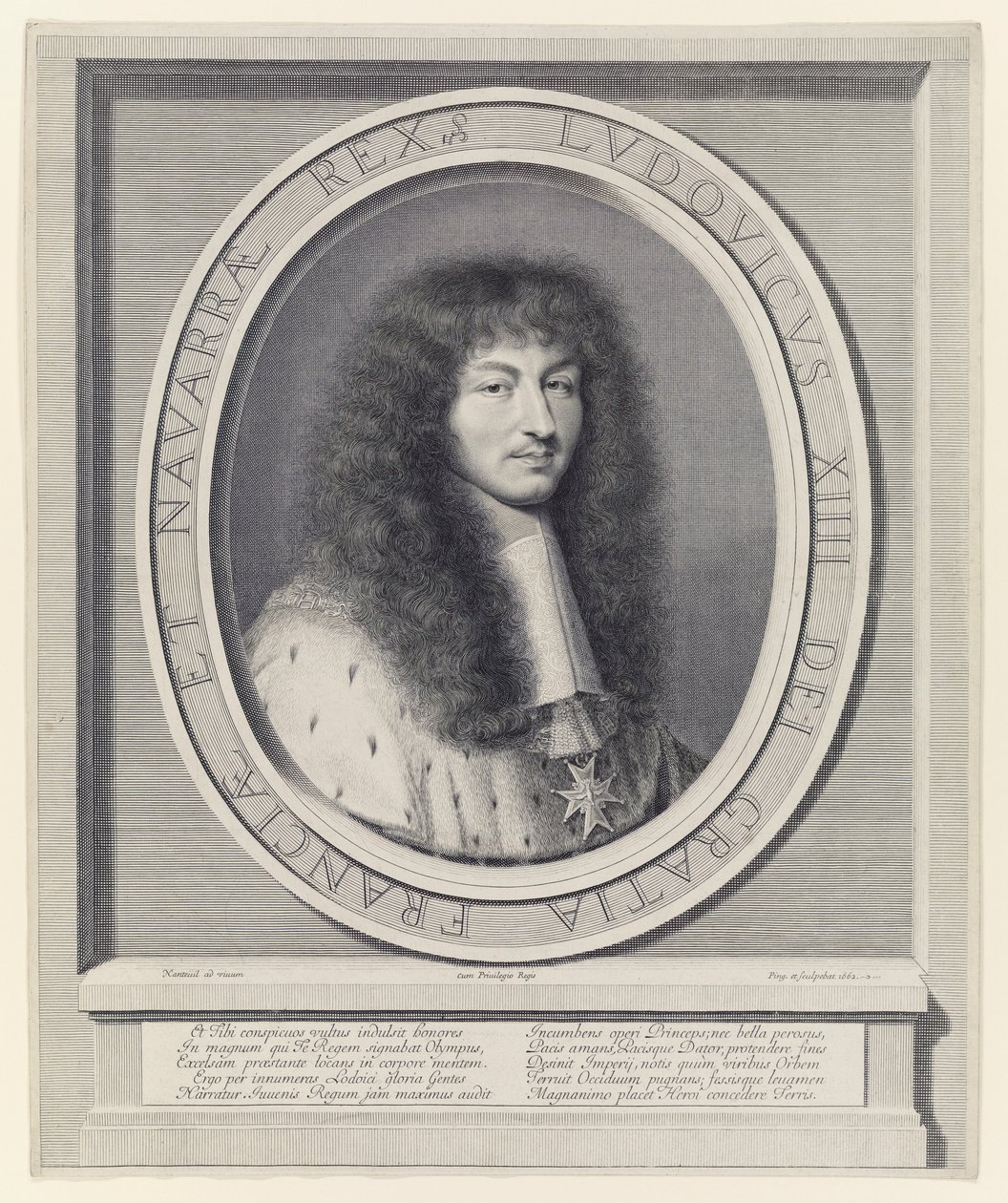 Lajos XIV alkotó: Robert Nanteuil