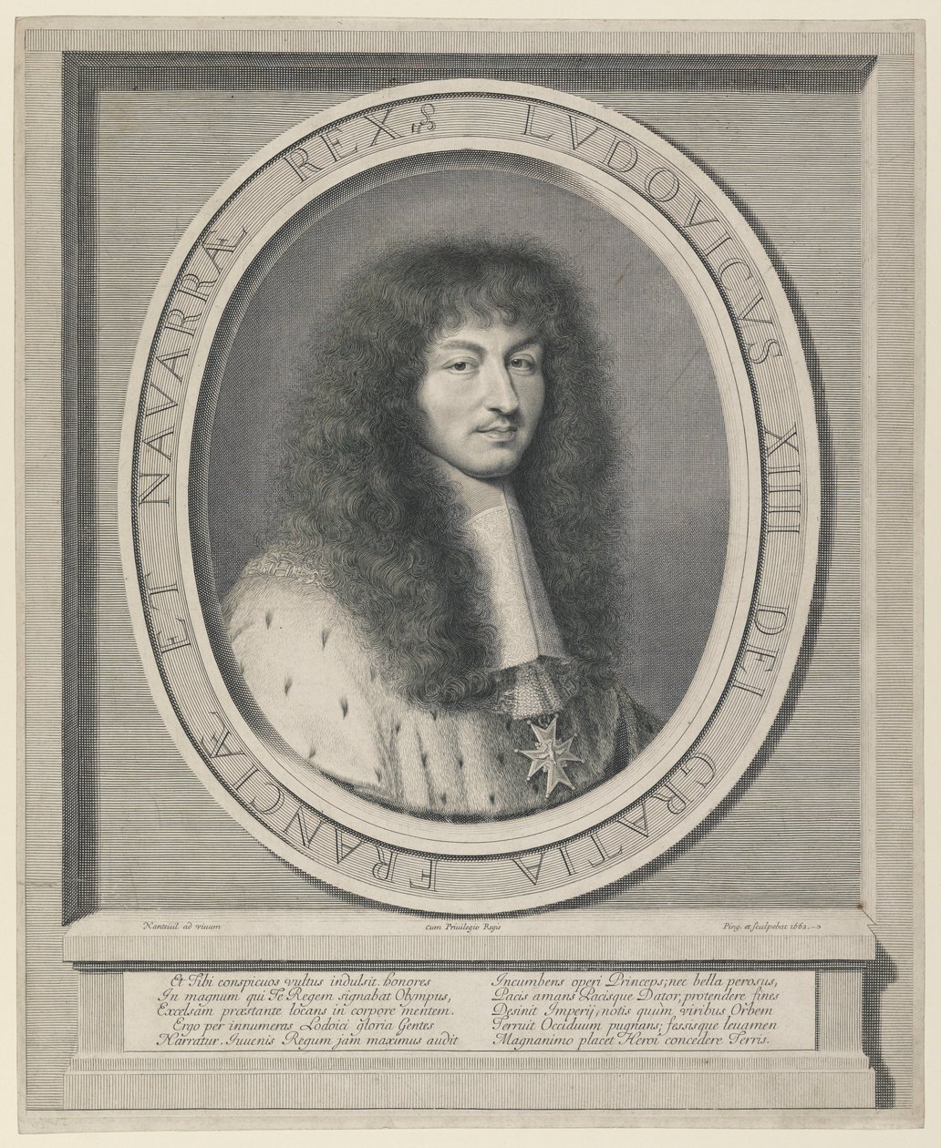 Lajos XIV alkotó: Robert Nanteuil