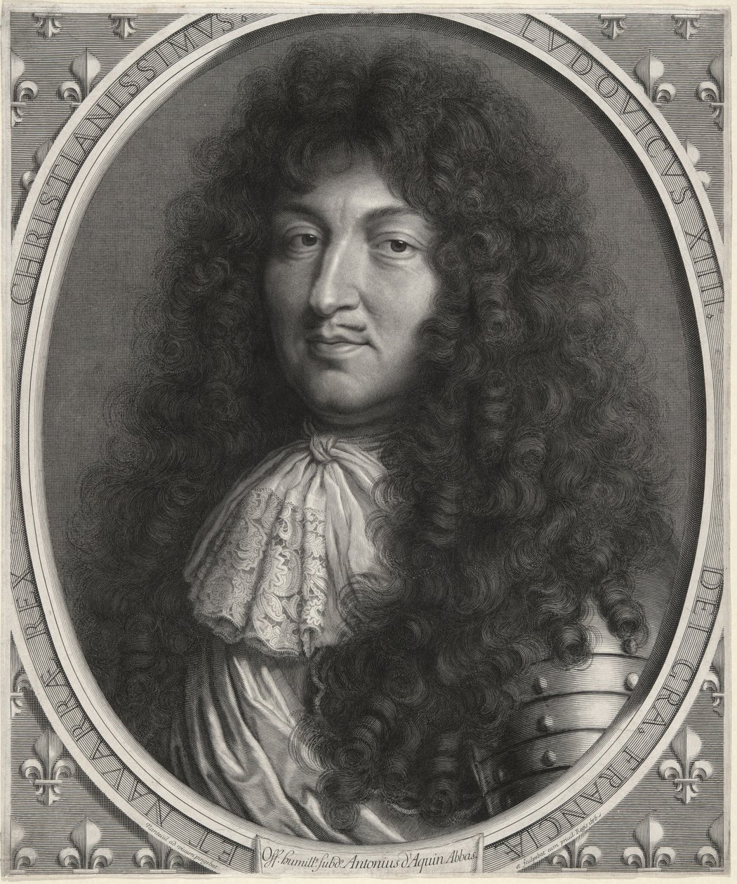 XIV. Lajos, Franciaország királya (1638-1678) alkotó: Robert Nanteuil