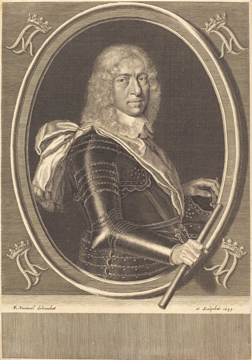 Louis de Bourbon-Vendome, Mercoeur hercege alkotó: Robert Nanteuil