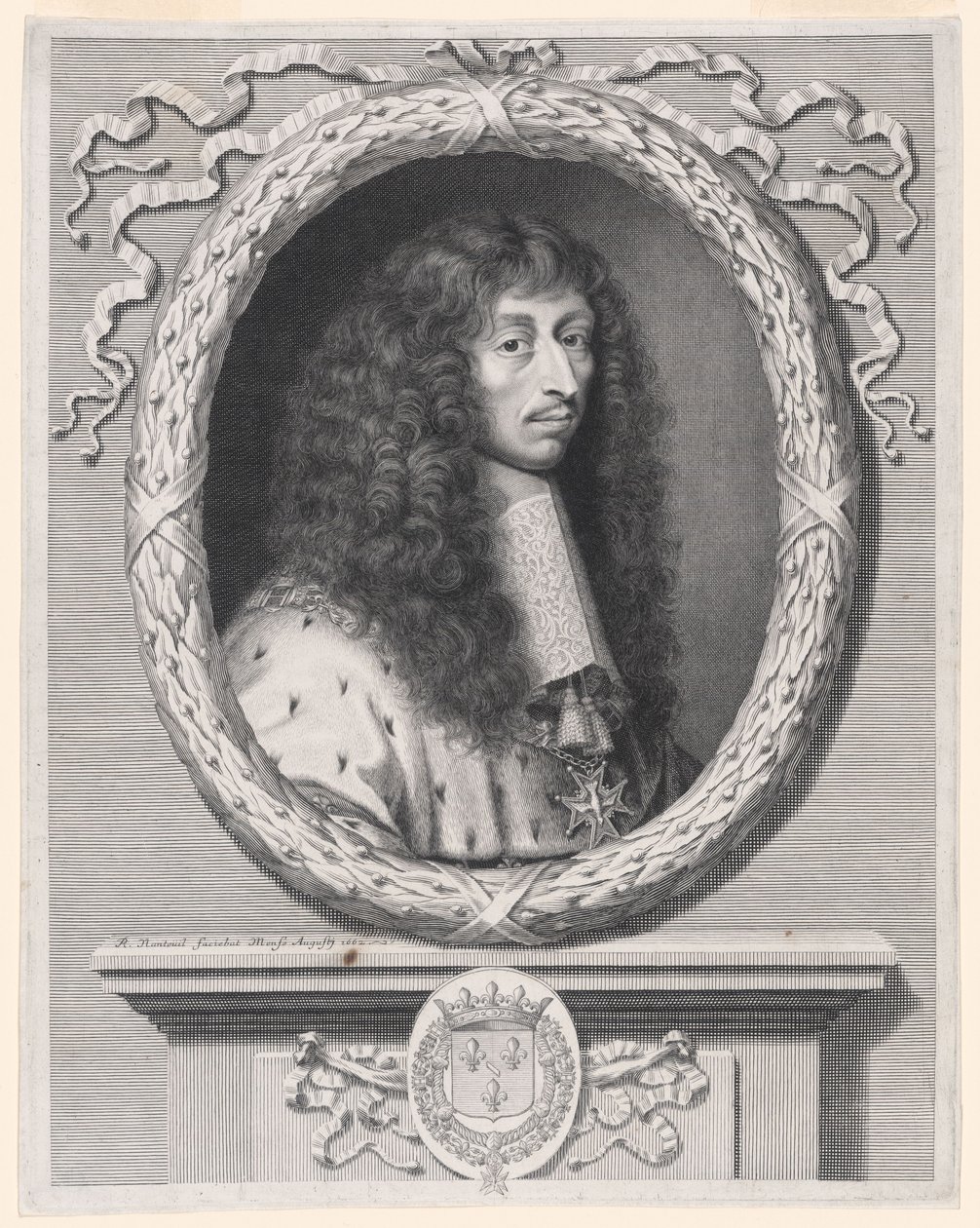 Louis de Bourbon, e néven II., Condé hercege, akit Monsieur le Prince-nek neveztek (1621-1686) alkotó: Robert Nanteuil