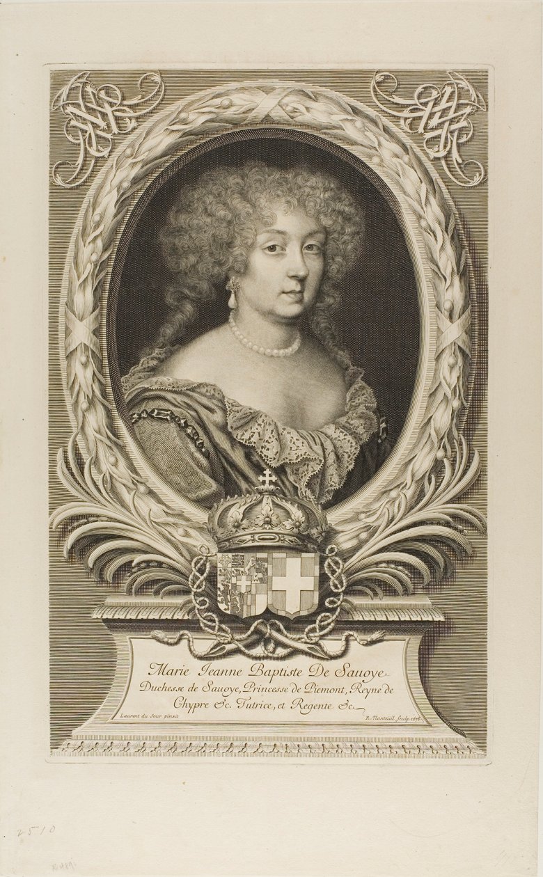 Marie Jeanne Baptiste, Savoye hercegnője alkotó: Robert Nanteuil