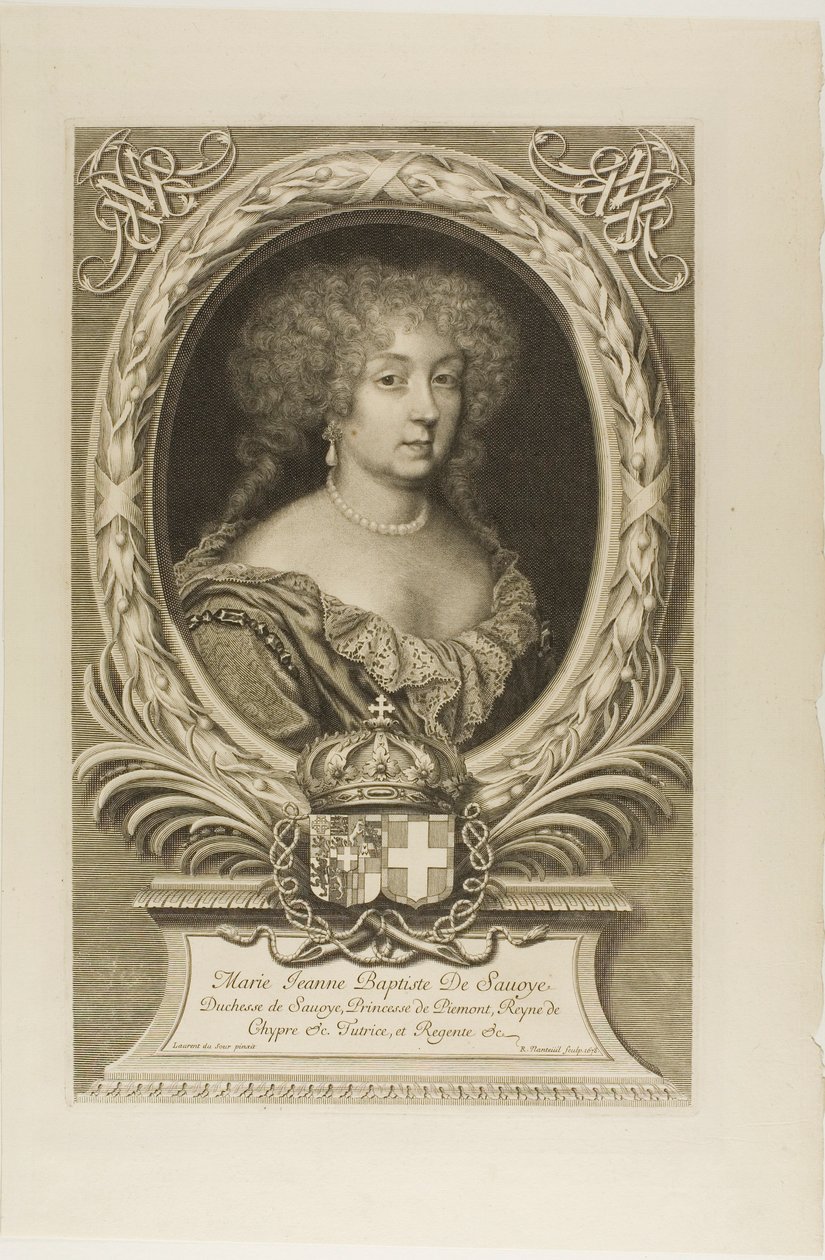 Marie Jeanne Baptiste Baptiste de Savoye alkotó: Robert Nanteuil