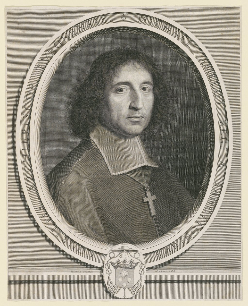 Michel Amelot, Tours érseke (Tours érseke) alkotó: Robert Nanteuil