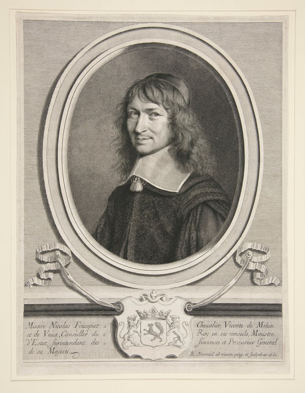 Nicholas Fouquet (Foucquet), Melun és Vaux vicountja alkotó: Robert Nanteuil
