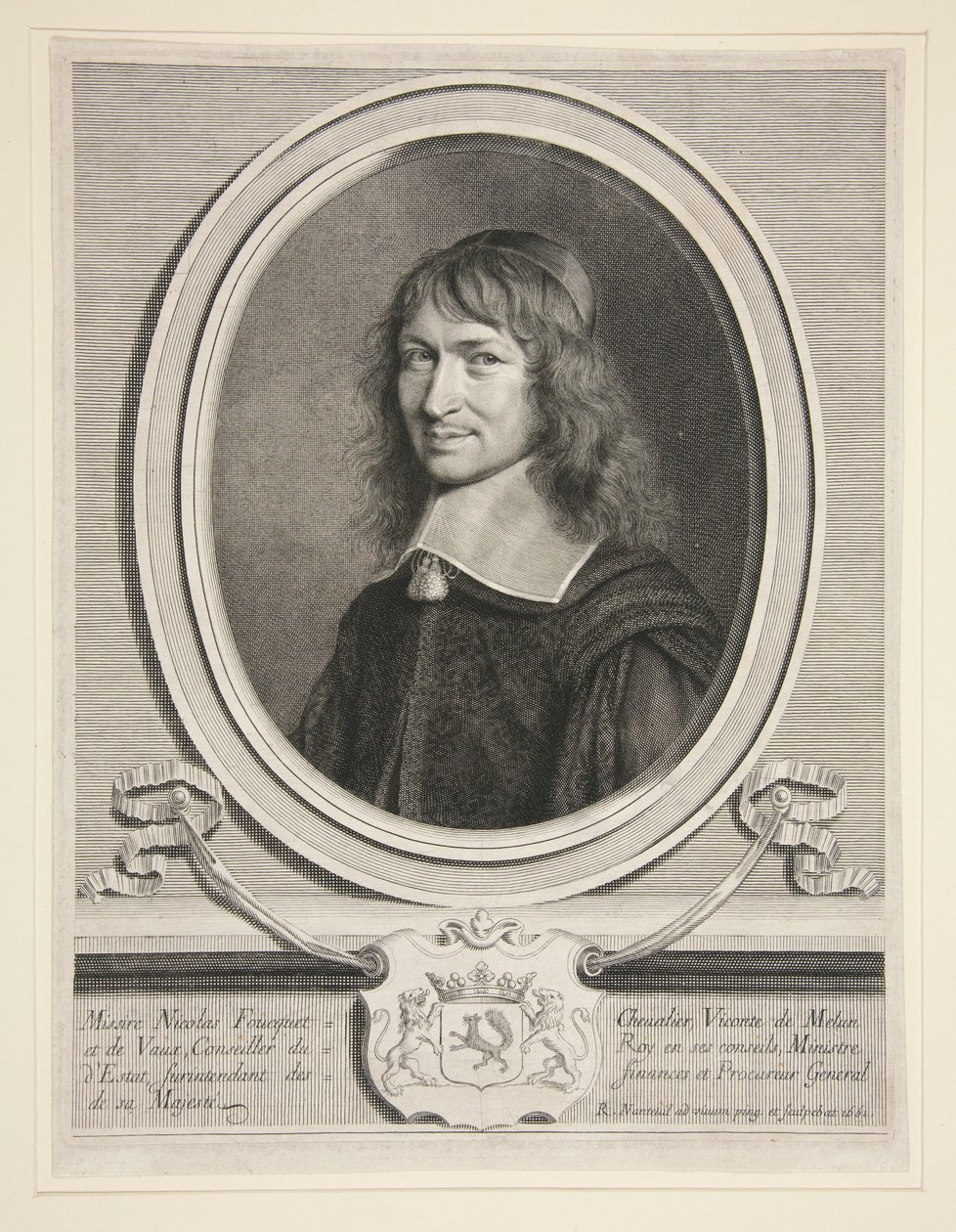 Nicolas Fouquet (Foucquet), Melun és Vaux vikomtja alkotó: Robert Nanteuil