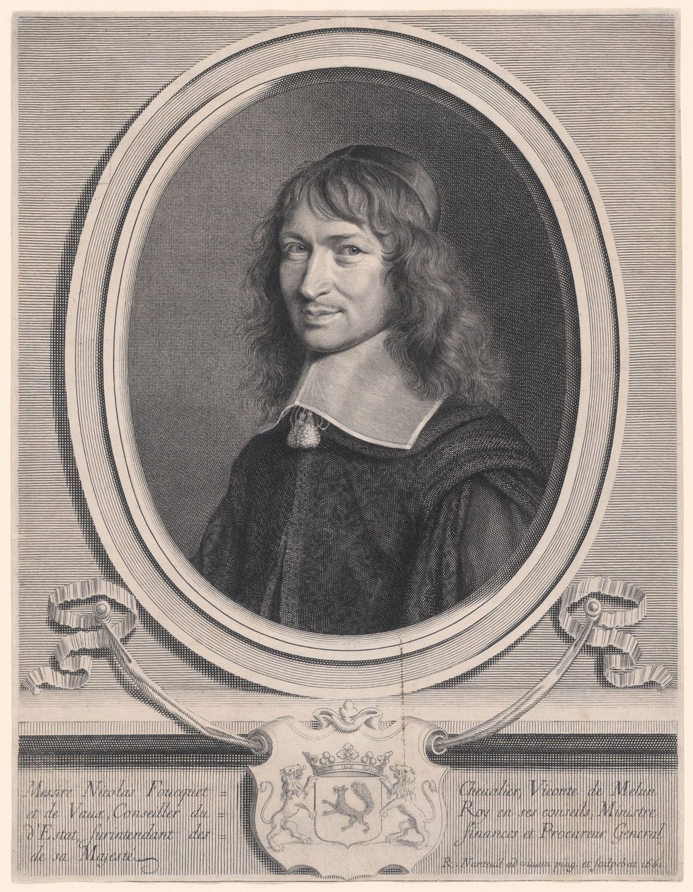 Nicholas Fouquet, pénzügyminiszter (1615–1680) alkotó: Robert Nanteuil