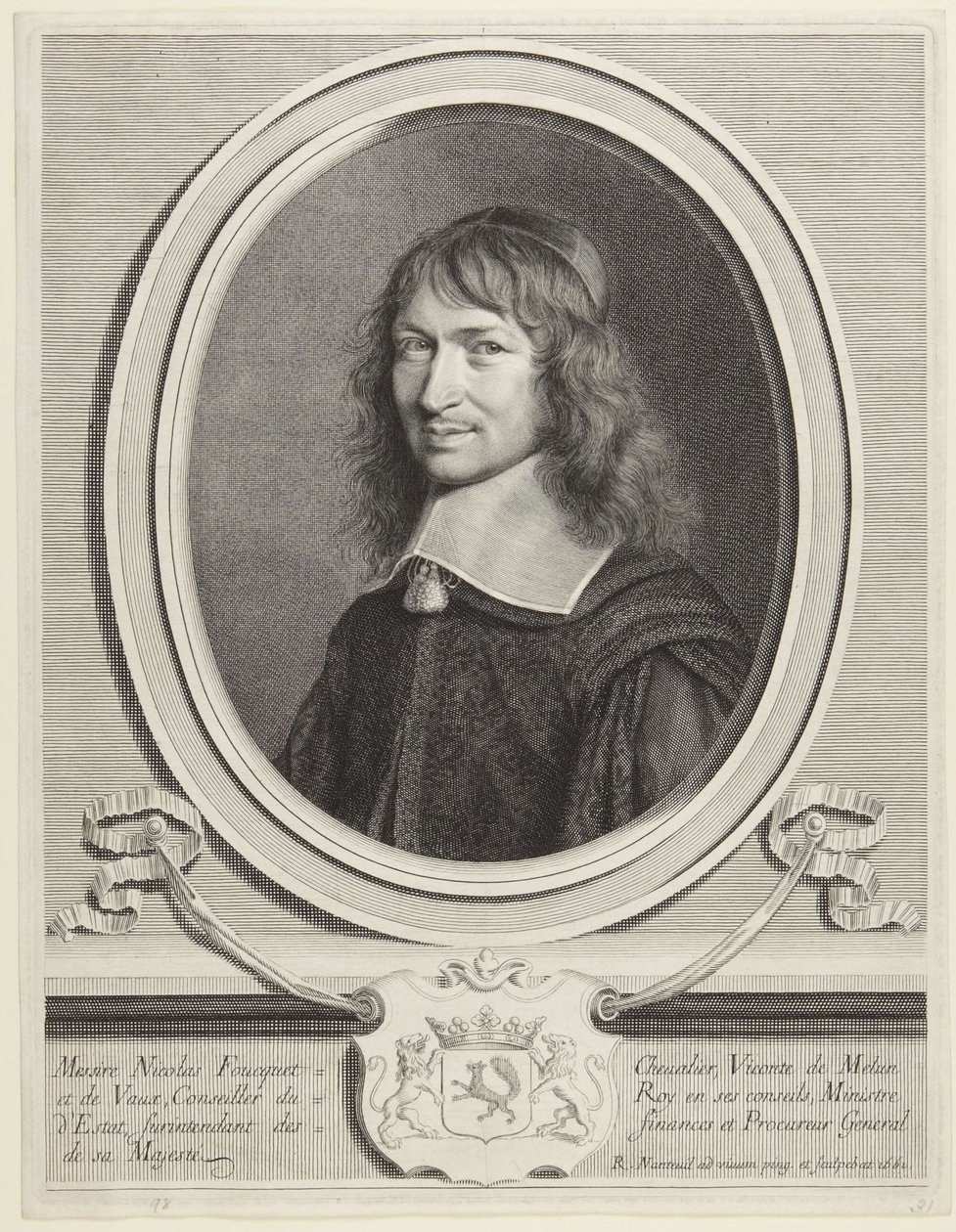 Nicolas Fouquet, Melun és Vaux vikomtja alkotó: Robert Nanteuil