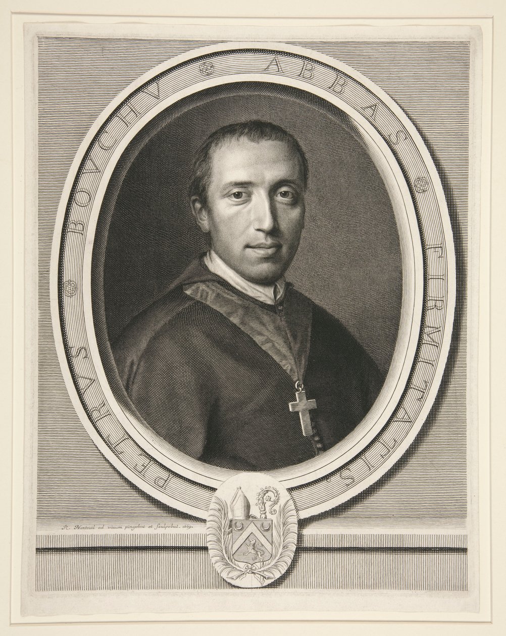 Pierre Bouchu, Abb? de la Fert?, majd clairvaux-i (La Fert apátja, majd clairvaux-i) alkotó: Robert Nanteuil