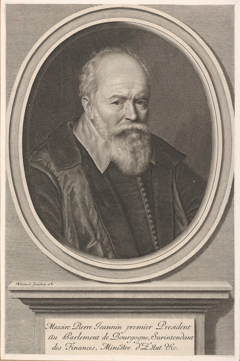 Pierre Jeannin, kb. 1656. alkotó: Robert Nanteuil