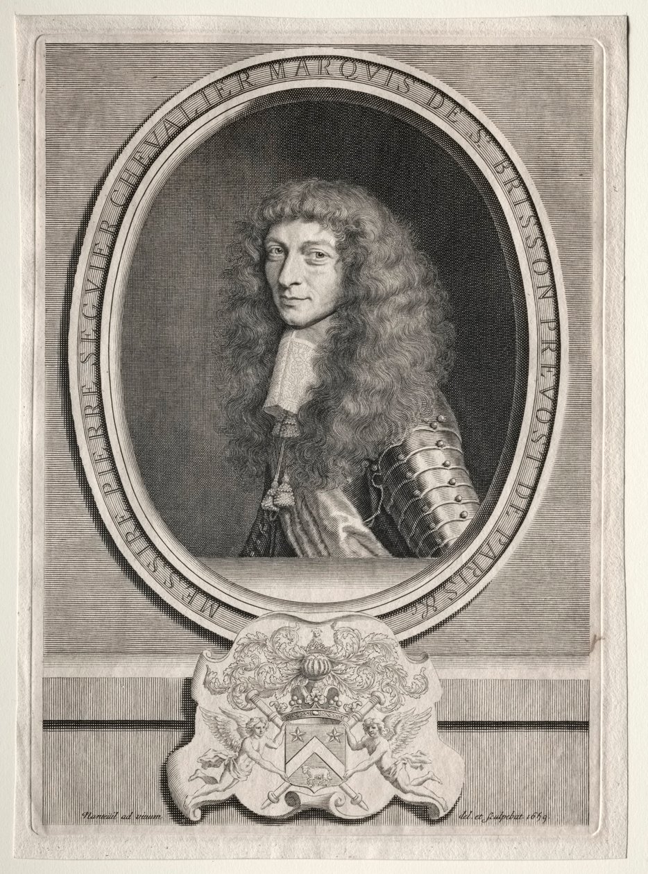 Pierre Seguier Chevalier, St. Brisson márki. alkotó: Robert Nanteuil