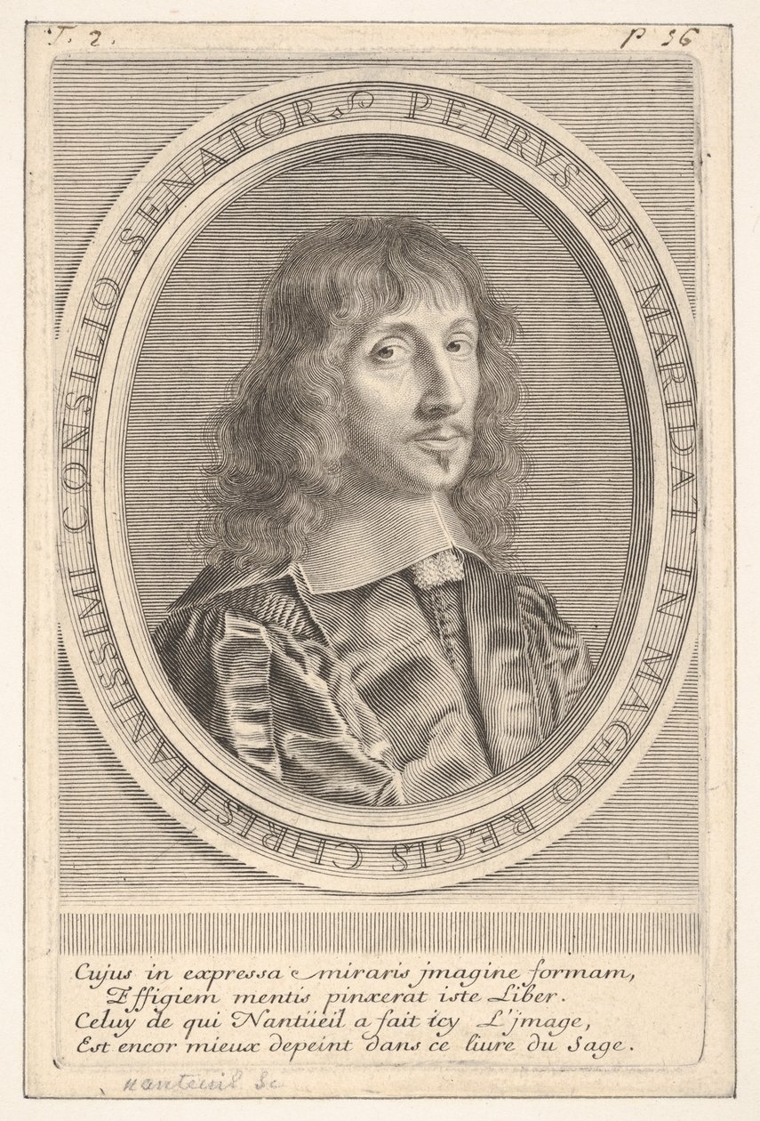 Pierre da Maridat, kb. 1653. alkotó: Robert Nanteuil