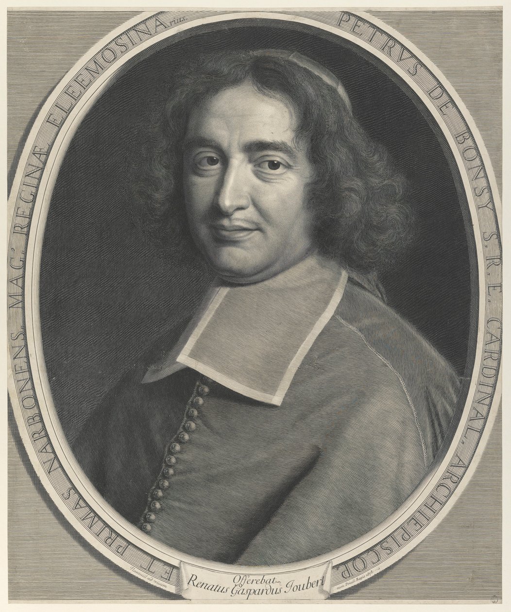 Pierre de Bonzi, bíboros, Narbonne érseke (bíboros, Narbonne érseke) alkotó: Robert Nanteuil