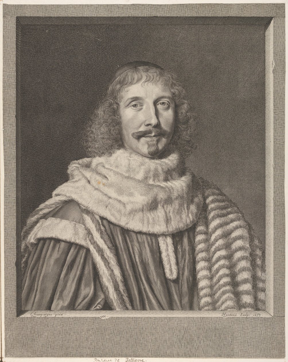 Pompone II de Bellièvre, 1653. alkotó: Robert Nanteuil