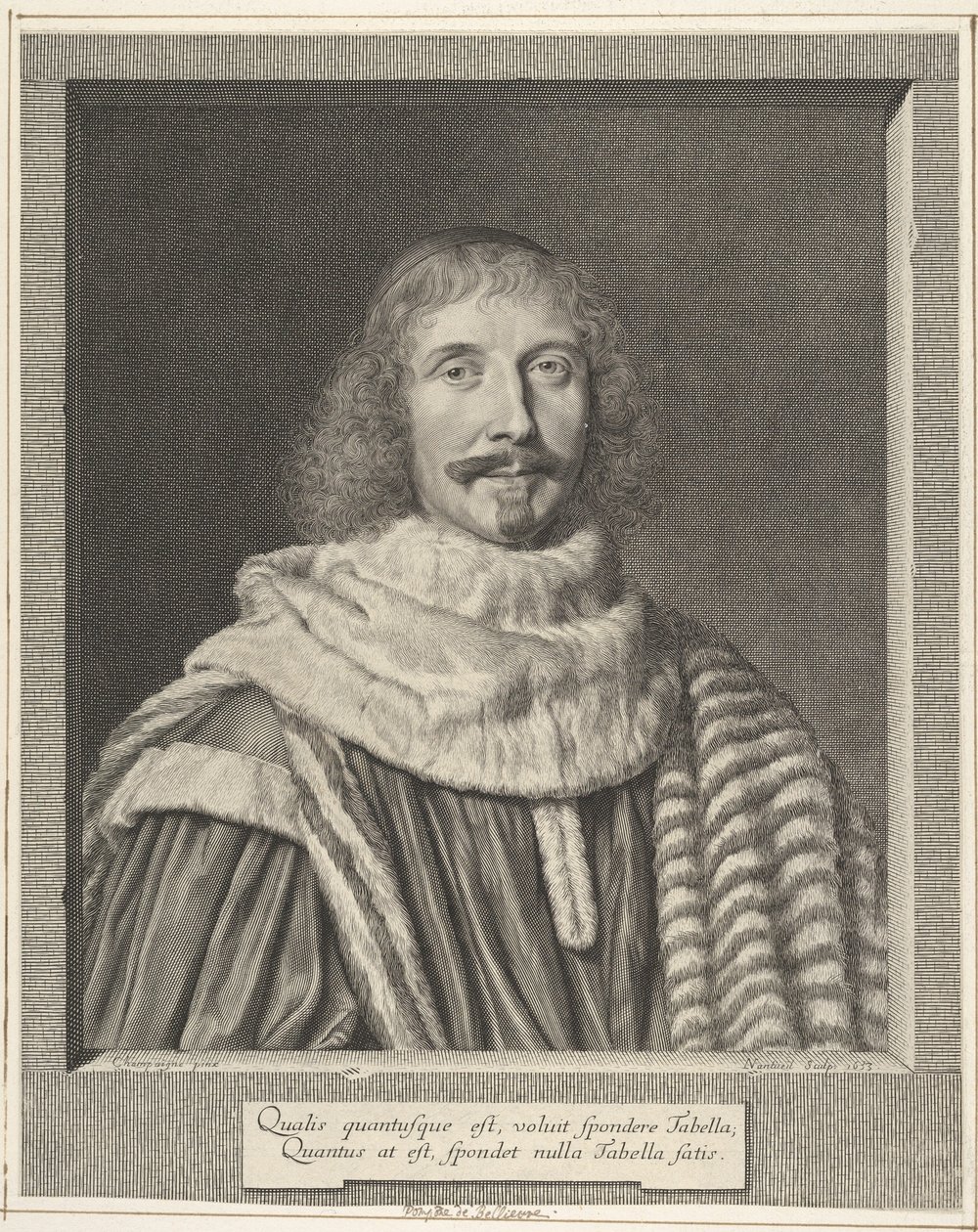 Pompone II de Bellièvre, 1653. alkotó: Robert Nanteuil