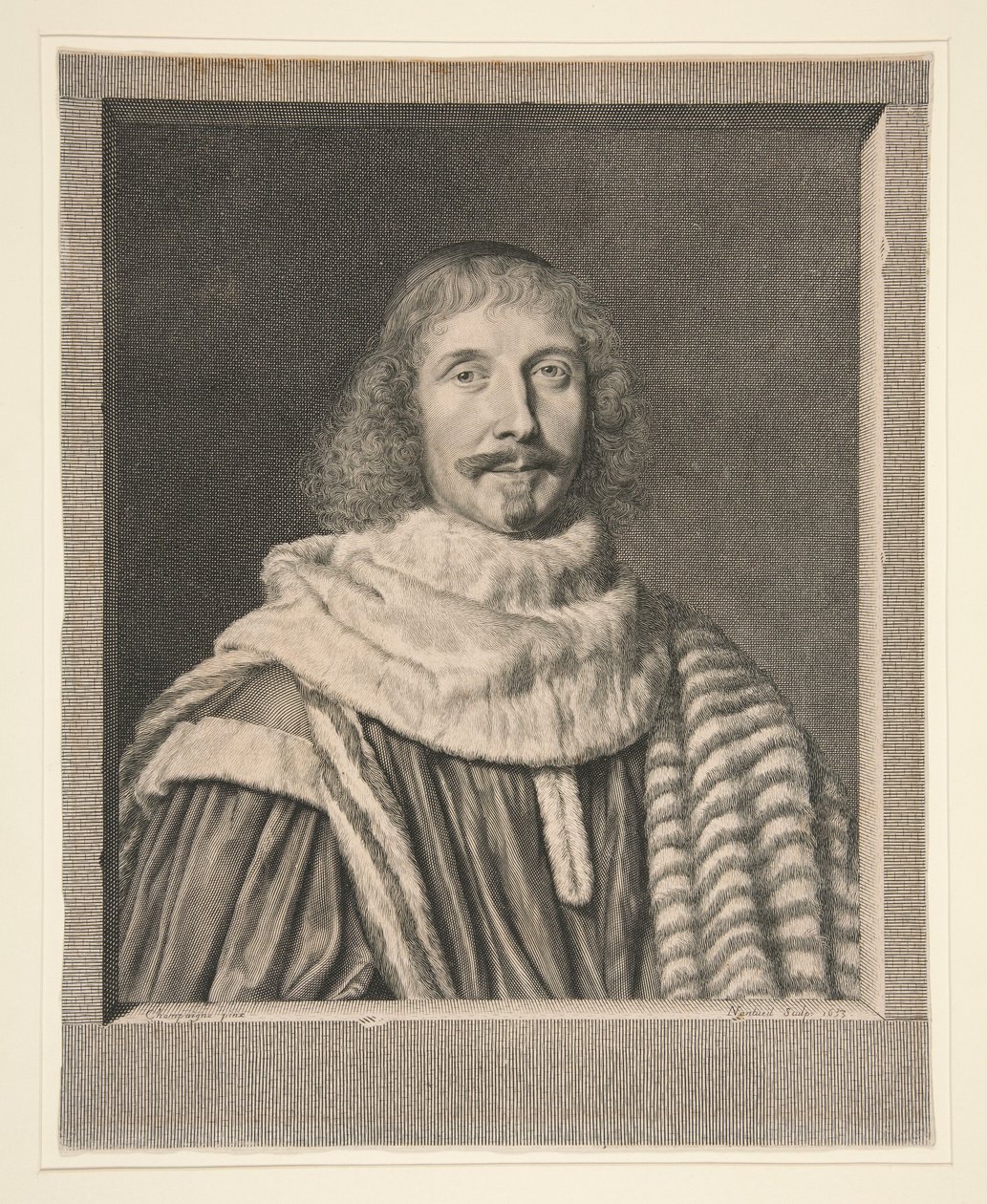 Pomponne de Bellièvre (1606-1657), a párizsi parlament első elnöke alkotó: Robert Nanteuil