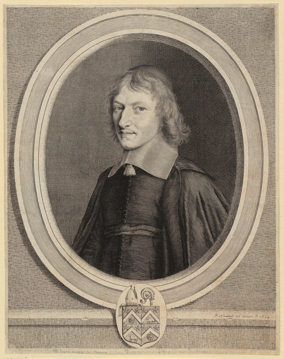 Dominique de Ligny portréja alkotó: Robert Nanteuil