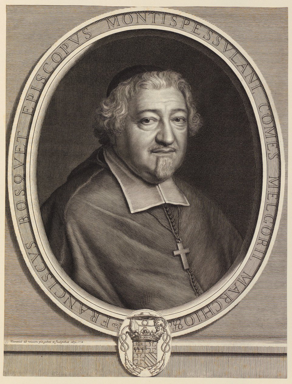 François Bousquet portréja alkotó: Robert Nanteuil