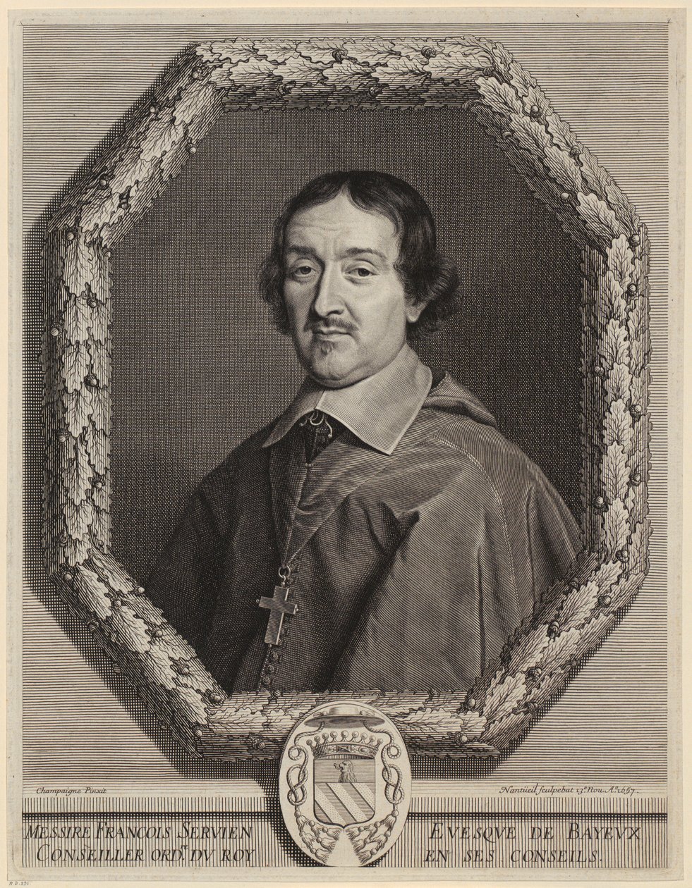 François Servien portréja alkotó: Robert Nanteuil