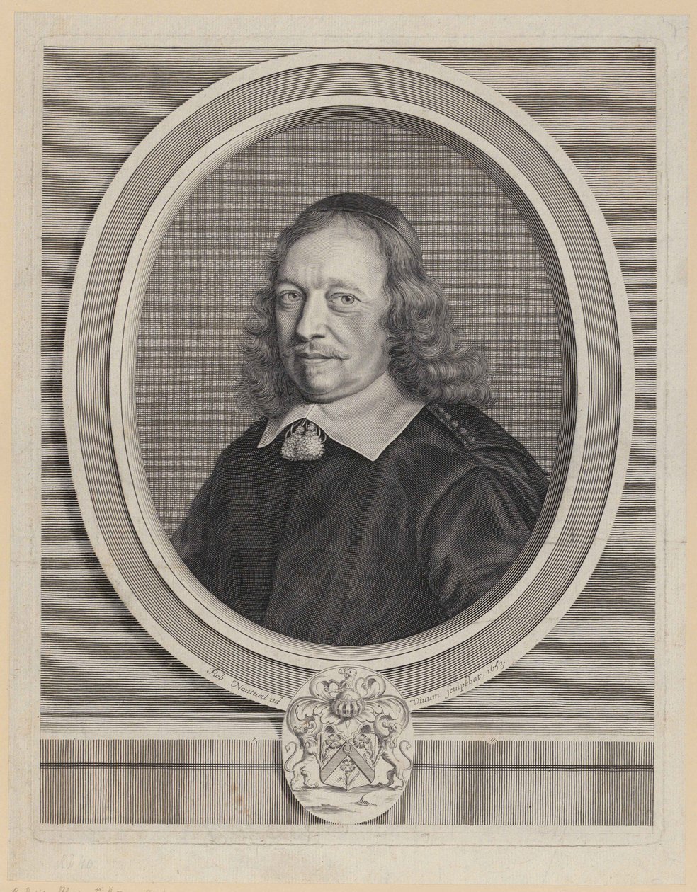 Gilles Blondeau portréja alkotó: Robert Nanteuil