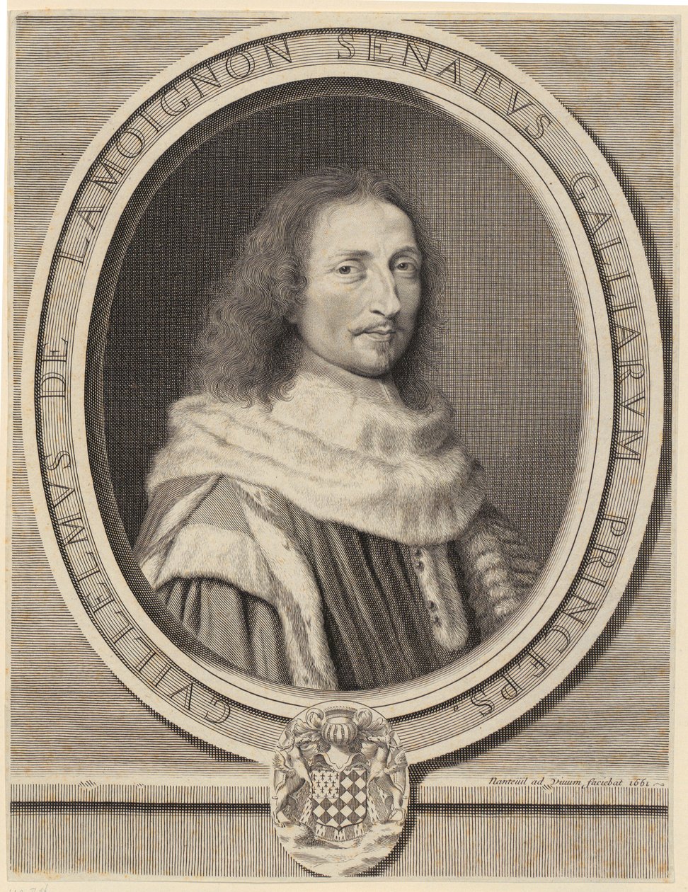 Guillaume de Lamoignon portréja alkotó: Robert Nanteuil