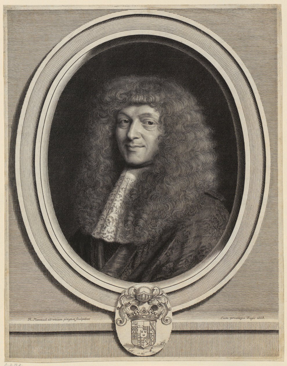 Honoré Courtin portréja alkotó: Robert Nanteuil