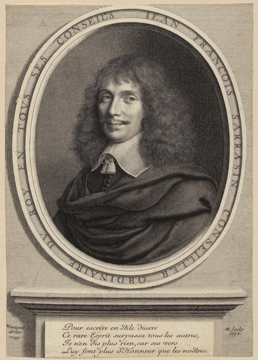 Jean-François Sarrazin [Sarrasin] portréja alkotó: Robert Nanteuil