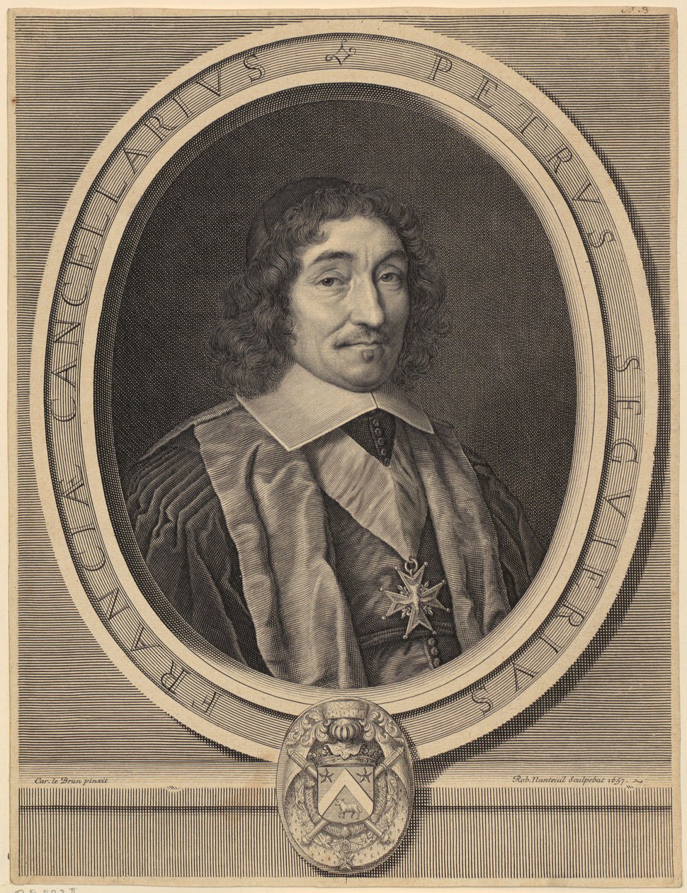 Pierre Séguier kancellár portréja alkotó: Robert Nanteuil