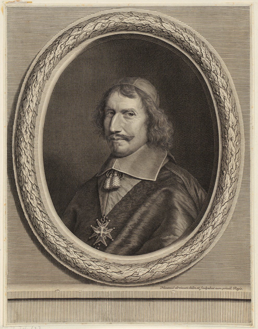 Antonio Barberini bíboros portréja alkotó: Robert Nanteuil