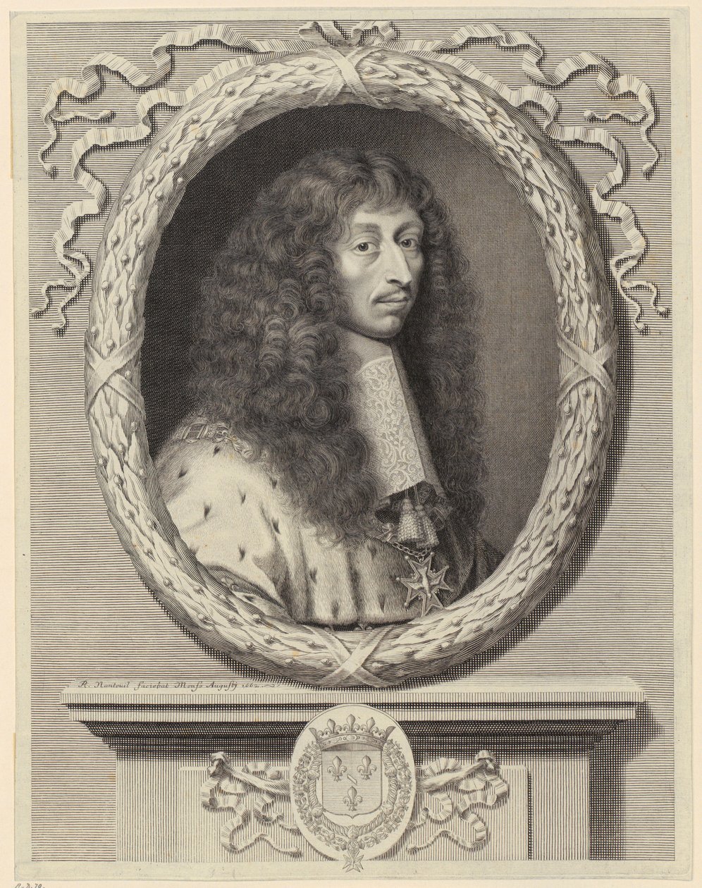 II. Lajos de Bourbon, Condé hercegének portréja [Le Grand Condé] alkotó: Robert Nanteuil