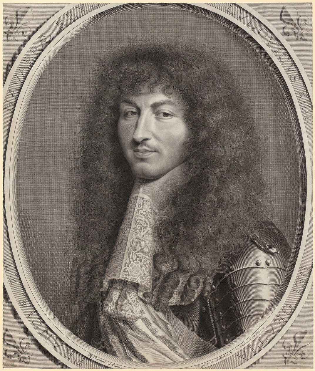 XIV. Lajos portréja alkotó: Robert Nanteuil