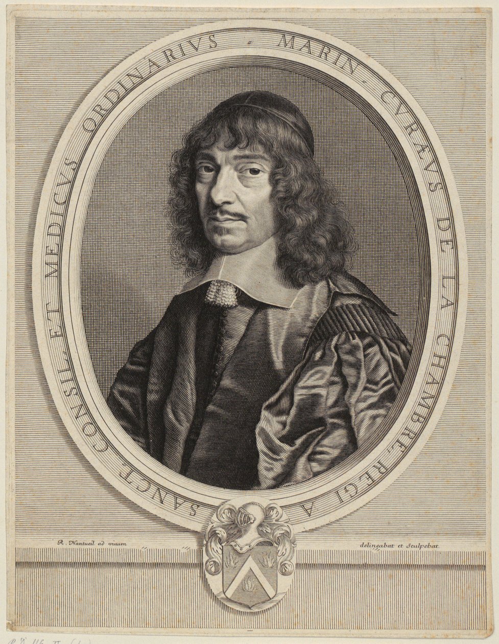 Marin Cureau de La Chambre portréja alkotó: Robert Nanteuil