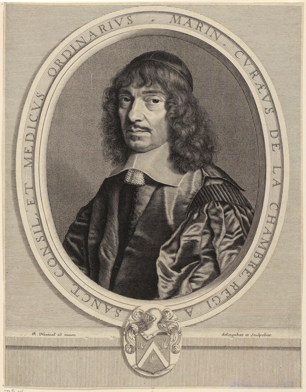 Marin Cureau de La Chambre portréja alkotó: Robert Nanteuil