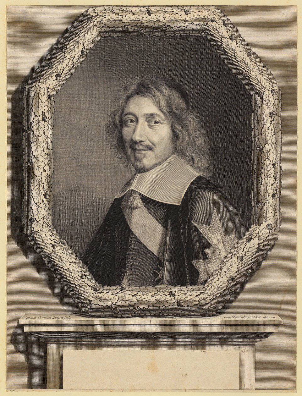 Michel IV Le Tellier francia miniszter portréja alkotó: Robert Nanteuil