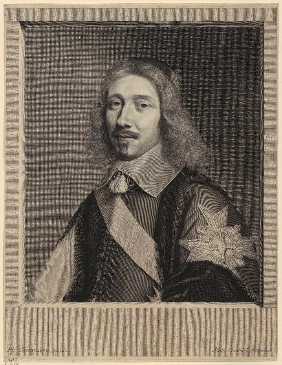 Michel IV Le Tellier francia miniszter portréja alkotó: Robert Nanteuil