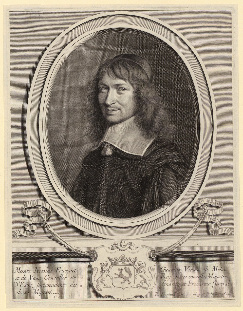 Nicolas Fouquet portréja alkotó: Robert Nanteuil