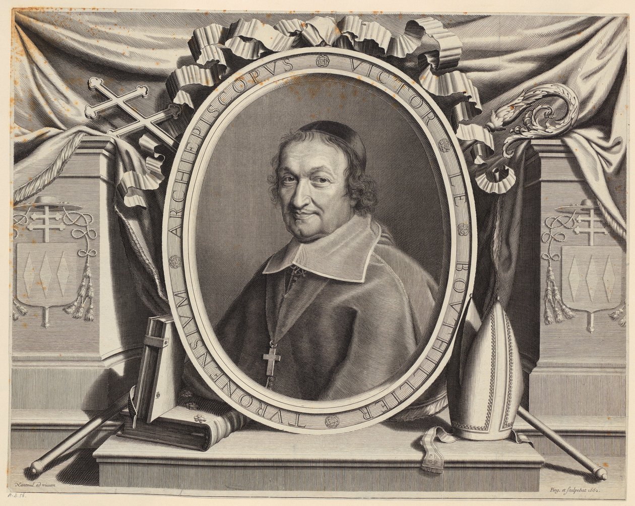Victor Bouthillier portréja alkotó: Robert Nanteuil