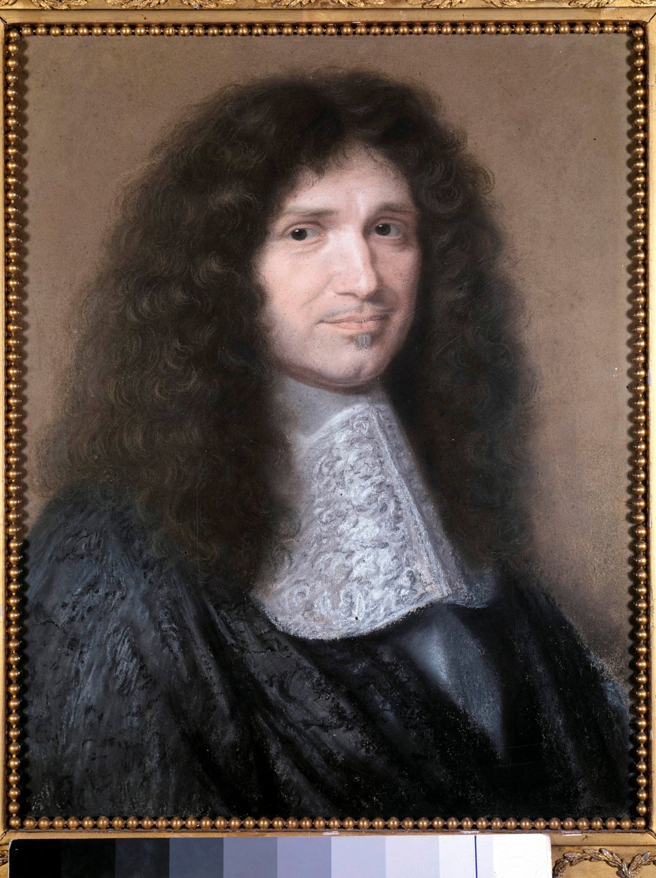 Jean Baptiste (Jean-Baptiste) Colbert (1619-1683) portréja, Robert Nanteuil (1623-1678) XIV. Lajos pasztellfestészetének pénzügyi intendánsa 1676 V. 0,52x0,44 m. Chantilly, Conde múzeum – Jean Baptiste (Jean-Baptiste) Colbert (1619-1683) portréja, M alkotó: Robert Nanteuil