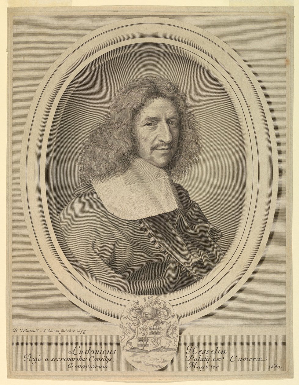 Louis Hesselin portréja alkotó: Robert Nanteuil