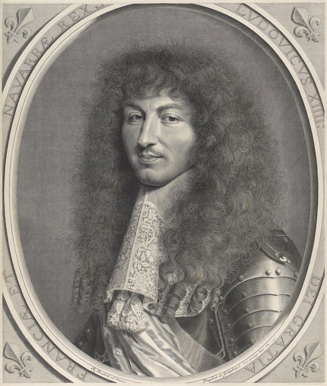 XIV. Lajos portréja alkotó: Robert Nanteuil