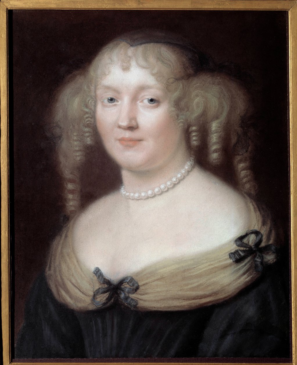 Marie de Rabutin-Chantal (Rabutin Chantal), Marquise de Sevigne dit Madame de Sevigne (1626-1696), betűs nő portréja. Bussy-Rabutin kastélya. Robert Nanteuil (1623-1678) festménye. Karneváli Múzeum. alkotó: Robert Nanteuil