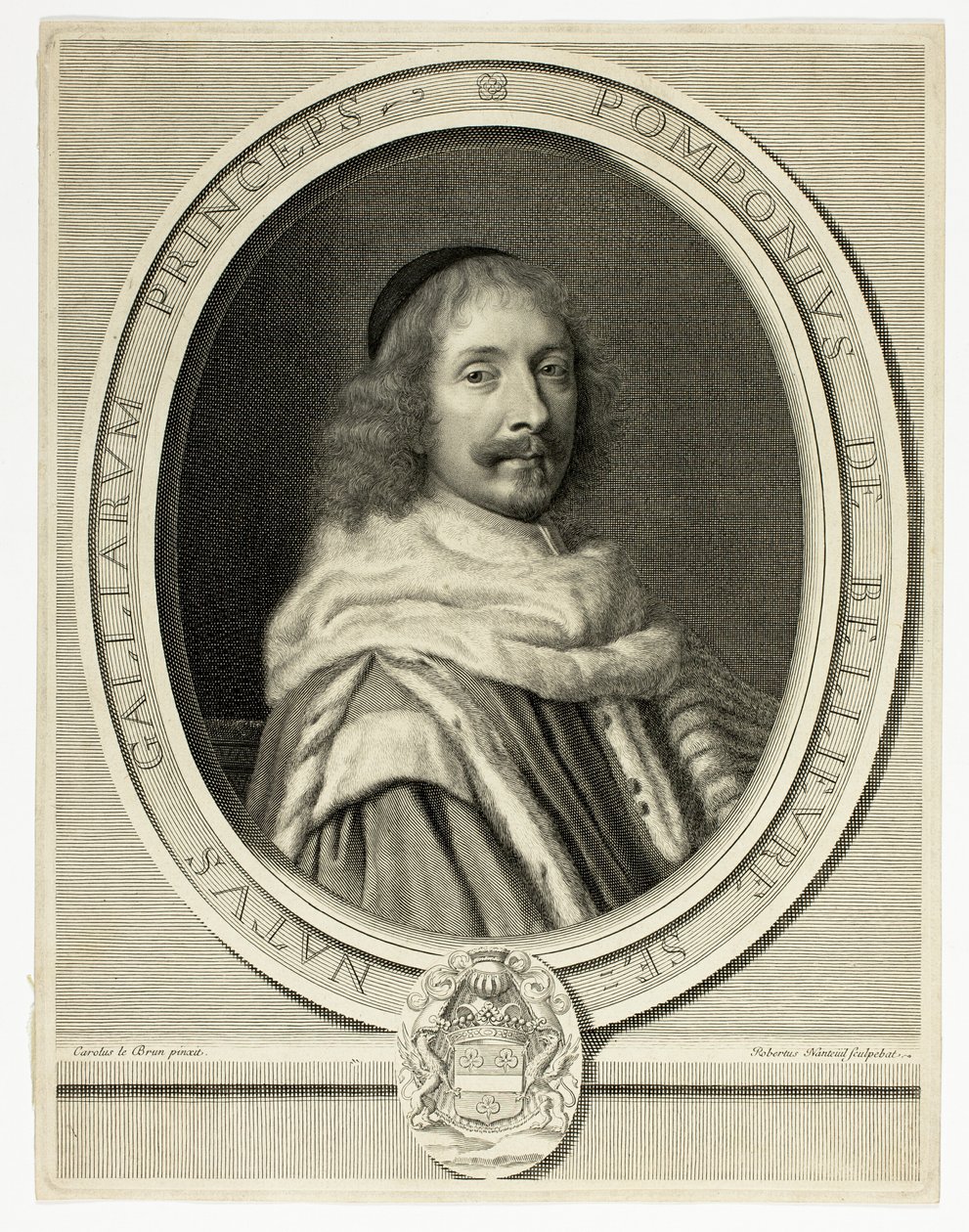 Pompone de Bellièvre portréja alkotó: Robert Nanteuil